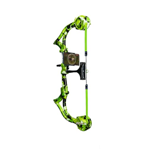 AccuBow AccuBow 2.0 Green Mantis Virtual Archery Gaming & Shooting 1070lbs Adjustable Resistance Real Bowstring & D-Loop Phone Mount Included Ambidextrous Foldable Design