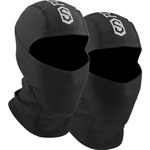 Sports Unlimited Youth Football Hood, 2-Pack All Season + Thermal Hood Combo, Wear Under Helmet, Snowboarding & Snow Ski