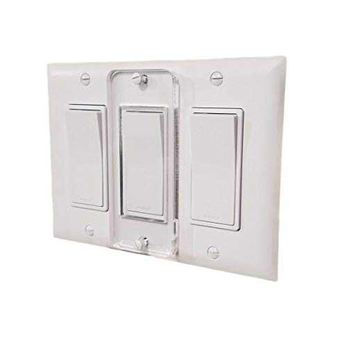 Decora Switch Plate Cover Lock, Child Protection, Residential, Lighting, Sump Pump, Indoor/Outdoor