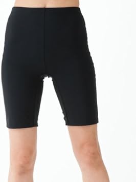 Amazon ルモード Lemodeフィットネス水着 日本製 4分丈パンツ 競泳水着 レディース Uvカット P106 Le Mode De Toi ル モード デ トア レディース
