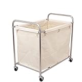 ➤ Material: está hecho de tela Oxford y acero inoxidable. También se puede utilizar como recolector de ropa. El recipiente de recogida para recoger la ropa sucia es muy importante.