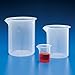 Globe Scientific Beaker, PP, Molded Graduations, 50mL - GLO