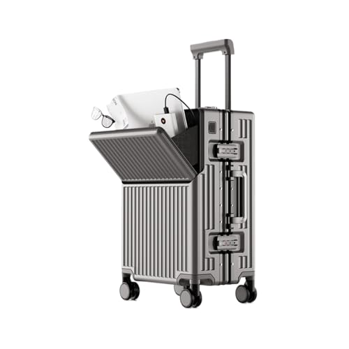 [YUdMFghE] �X�[�c�P�[�Xsuitcase�g���x���o�b�Oluggage �t�����g�I�[�v���X�[�c�P�[�X PC �f�ރA���~�t���[�����b�N�J�b�v�z���_�[�[�d�|�[�g���s���[�����O�ו� 20 �@���������݉�(M,28Inches 700mm)