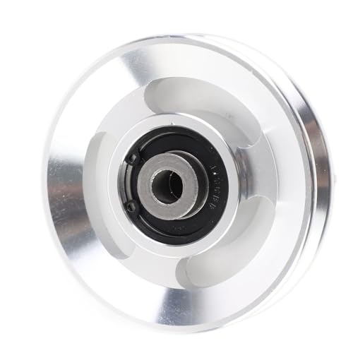 Pssopp 滑車の輪 ボア径10.5mm対応 アルミ合金製 軽量で軽い施設な回転ジムプーリー フィットネス機器に適しています 自宅ジム 商業パーソナルトレーニング (直径90mm)