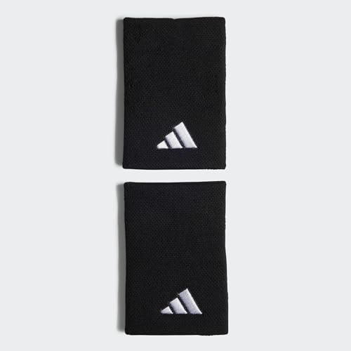 Munhequeira Adidas Tennis Wb Longa com 02 unidades Preta e Branca