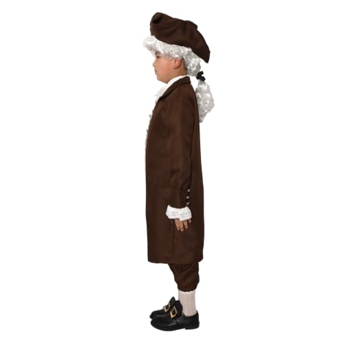 Image of Colonial Costume Boys 18th Century Traditional America Cosplay Costume Performance and Events