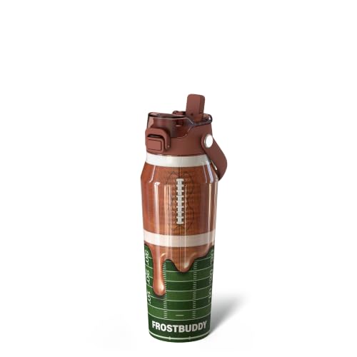 Frost Buddy 24oz Insulated Water Bottle - Straw & Chug Lid - Leak-Proof