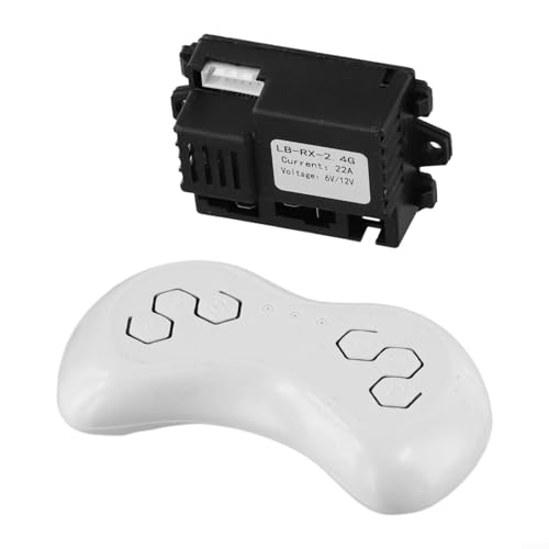 Vilgftyiet Kit de receptor remoto de coche eléctrico para niños para control inalámbrico seguro LB350 2.4G y LB-RX 2.4G para modelos de 6V 12V