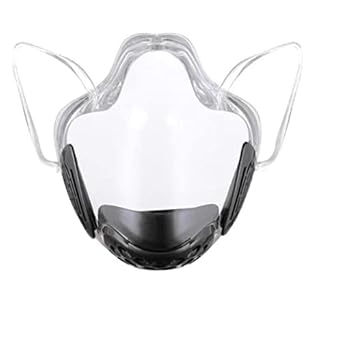 Polycarbonate Face Shield | Anti Fog | Face Protector | Daily essential Multipurpose Face Cover | Compatible with face masks | For Children and Adults | HD Vision | (2)