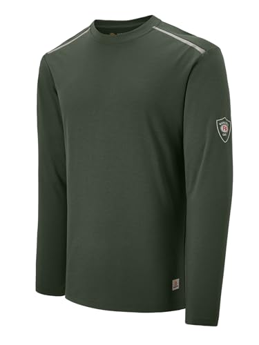 Image of VANLENS FR Shirts for Men CAT2/HRC2 Flame Resistant Shirts 5.5oz Light Weight Long Sleeve Fire Retardant Shirts