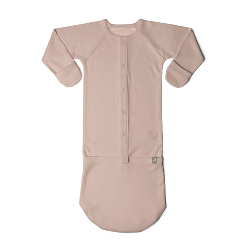 goumikids Viscose Made from Bamboo Organic Cotton Convertible Baby Gown