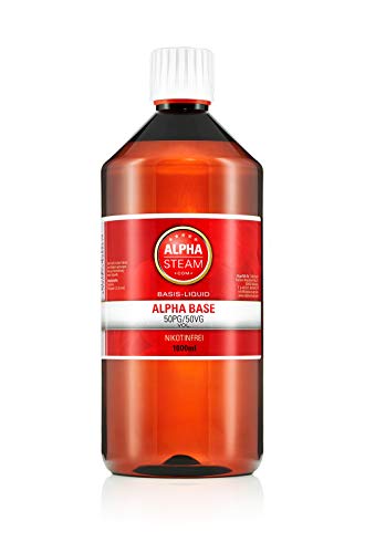 Alpha Base 50/50 1000ml zum Mischen von E-Zigaretten Aromen 0mg/ml (ohne Nikotin)