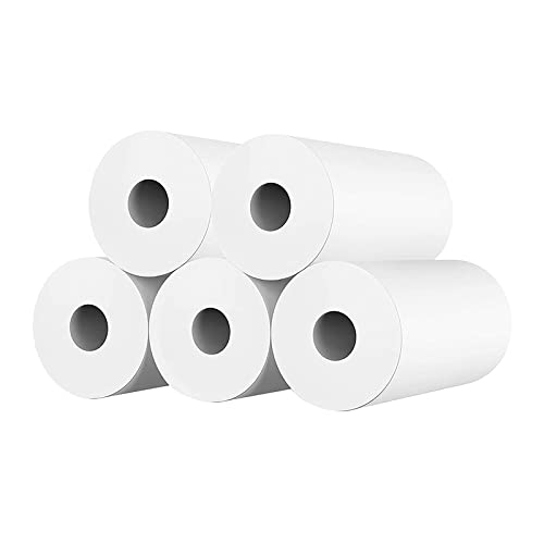 SUPBRO 5 Rollen Druckpapier für Kinderkamera, Sofortdruck Thermopapier, Nachfüllpapier für Kinderkamera (Länge: 5 Meter & Breite: 57cm) Cover