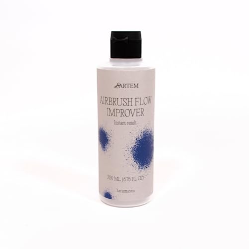 Hartem - Airbrush Flow Improver 200 ml (6.76 Fl Oz) with Anti-Spill Stopper, Transparent, Airbrush Flow Improver 200ml (6.76 Fl Oz)