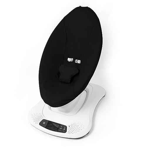 Image of VYPERX Swing Cover Compatible with Old Model 4moms MamaRoo and Rockaroo Before 2022, Soft Corduroy Fabric, Premium Quality, Machine Washable Black (Only a Cover)