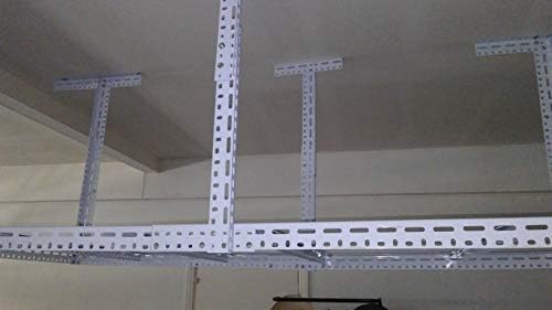 NL Heavy Duty 4ft x 8ft Overhead Garage Storage Ceiling Rack Ceiling Mount Garage Organization Rack Length