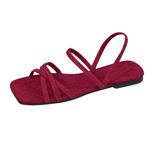 Sandales orthopédiques femme d'été à bride croisée élastique