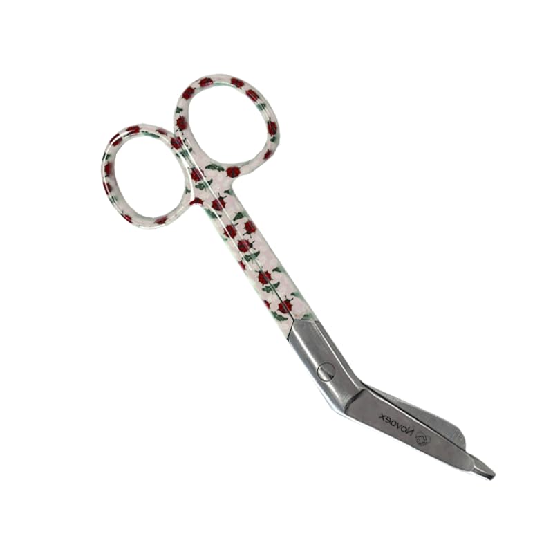 Krankenschwester scheren set "Weißer Marienkäfer" – Verbandschere – Krankenpfleger scheren set – Schere Krankenschwester – erste-hilfe-schere – pflegekraft geschenk – pflegeschere - bandagenschere