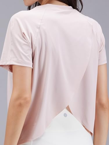 Image of CAVA Overlap Tee for Women | Split Back Mesh Design, Moisture-Wicking, 4-Way Stretch, Anti-Odour, Quick Dry | Activewear T-Shirt