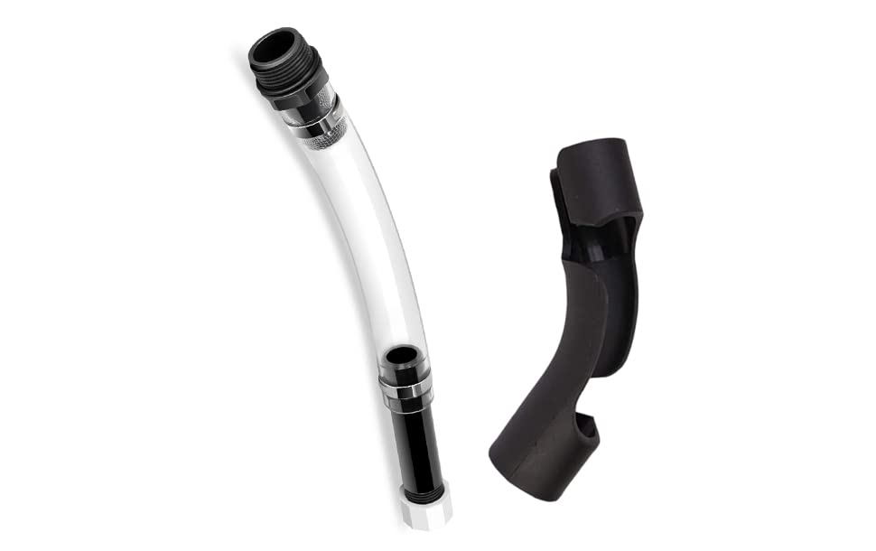 Aazon.co: ADKUN Racing Fuel Filler Jug Hose 14" With Hose Bend Kit - View #2