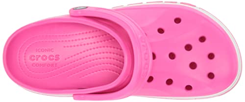 Image of Crocs Kids' Classic Clogs, Electric Pink, 8 Women /6 Men