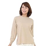 [ゴビ] カシミヤ１００％ 丸首 セーター カラー：ベージュ サイズ：M