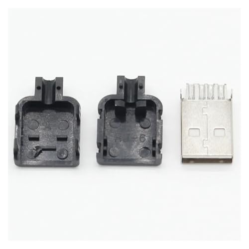 Conectores USB 2.0 Tipo A Macho de 4 pines pack de 10 componentes para soldar cables 5