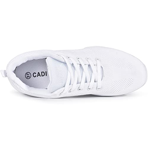 Cadidl Cheer Shoes For Girls Youth White Cheerleading Shoes 3 (M) Us #TOP5