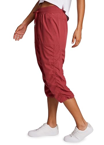 Image of RBX Active Capri Pants for Women Joggers Stretch Lightweight Women's Casual Pant Capri with Drawstring