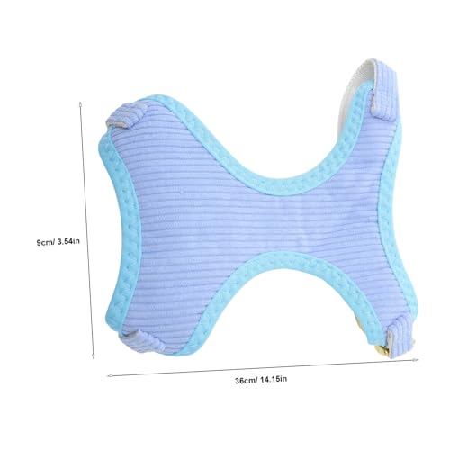 Laisse et collier de sécurité pour chien confortable bleu