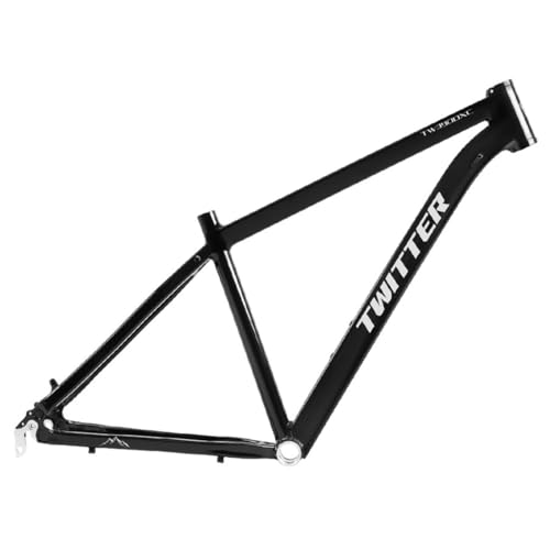 HIMALO Cuadro MTB 27,5/29er XC Rígida Cuadro De Bicicleta De Montaña 15''/17''/19'' Freno De Disco Ligero Cuadros De Aleación De Aluminio Liberación Rápida 135mm QR(Black,15'')