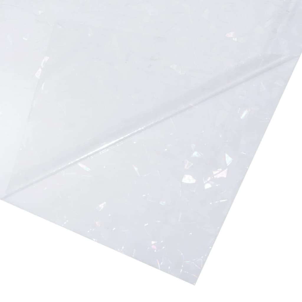 Dekor-Fensterfolie, mattiert, 3D-Regenbogen-Muster, 60 x 500 cm, PVC-Fensterbehandlungen