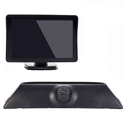Parking Camera Kit4.3'' Inch TFT LCD Screen Auto Monitor + HD IR Night Vision Brake Light Rear View Camera Reversing Camera for Fiat IVECO Daily 4 Daily V 5 Gen 2011-2014