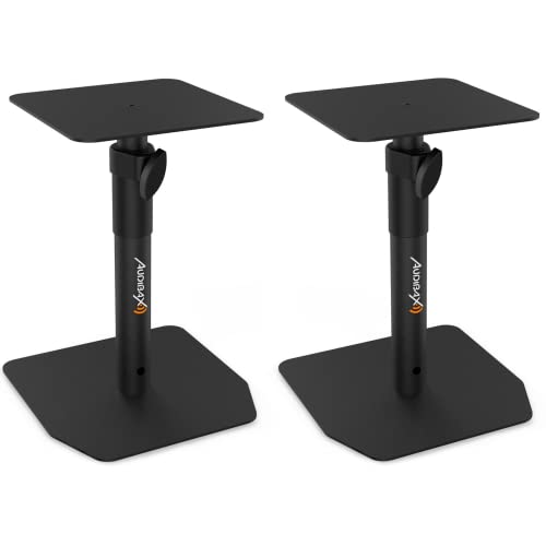 Audibax Neo STM-20 - Soporte de Escritorio de Altavoz - Soporte para Monitor de Estudio - Altura...