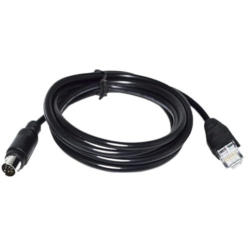Adaptador Mini DIN 8 Pines a RJ45 de 1.8 metros para conectar cámaras en cascada