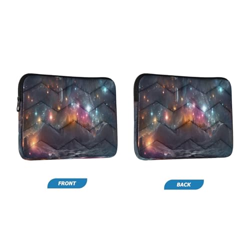 Funda para laptop 13-14 pulg impermeable con diseño Starry Night Cave miniatura 2