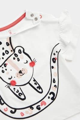 Image of Mothercare Girl's Cartoon Regular Fit T-Shirt