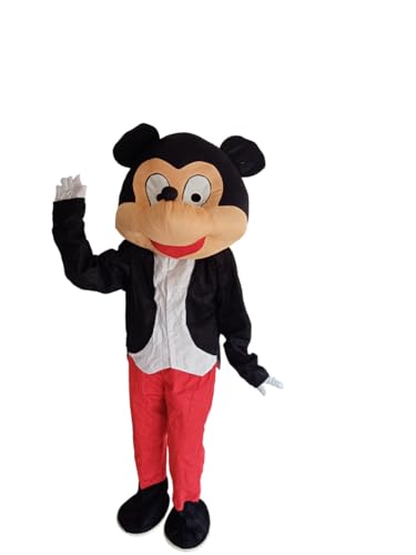 Image of BookMyCostume The Brave Friendly Mouse Cartoon Character Mascot Costume for Events | Adults | Full Size Adults