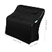 VICASKY Accordion Storage Bag with Double Shoulder Straps Padded Accordion Holder Stylish Black Protective Case for Home and Travel