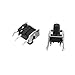 Aexit 10 Pcs Industrial Electrical 6mmx6mmx8mm Panel PCB Momentary Tactile Tact Push Button Switch Decade Boxes Tact Switch