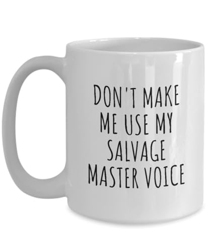 Funny Salvage Master Mug, Coffee Cup Gifts, Gift Ideas For