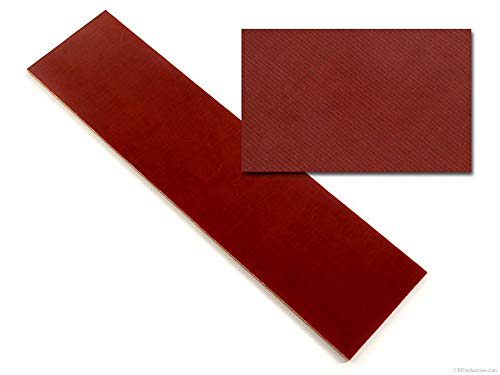 KnifeKits Micarta - Lençol - Linho - Marrom - (7,6 x 30,4 x 0,3 cm)