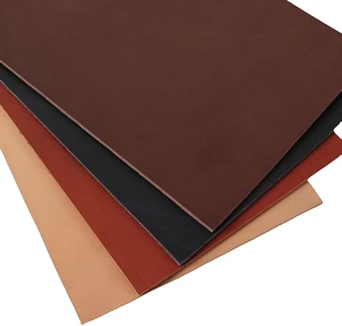 Cuir tanné végétal noir pour fabriquer vos étuis rigides et petite maroquinerie