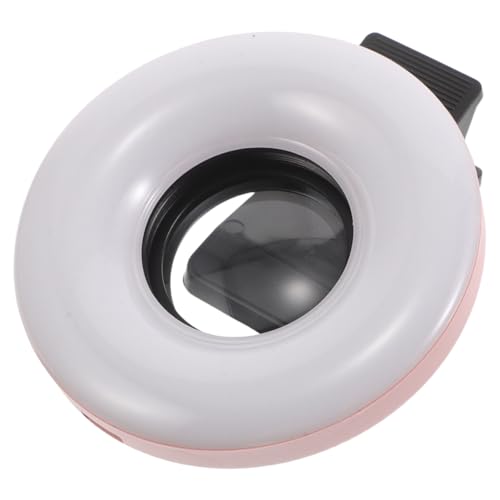 Housoutil 1 Set Mini Ring Light for Phone Macro Lens Fill Lighting for Close-up Photography of Jewelry Nails and Small Objects Practical Lens Fill Light