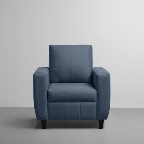 Image of Sleepyhead Bae Designed by Duroflex - 5 Seater Sofa, 3+1+1 Sofa Set |Premium Fabric Living Room Sofa Set with Modern Space-Saving Design |Comfort Seating & Easy-Clean |3 Year Warranty - Ocean Blue