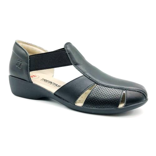 TREINTAS Sandalias Comodas Mujer 4023 Color: Negro Talla: 41