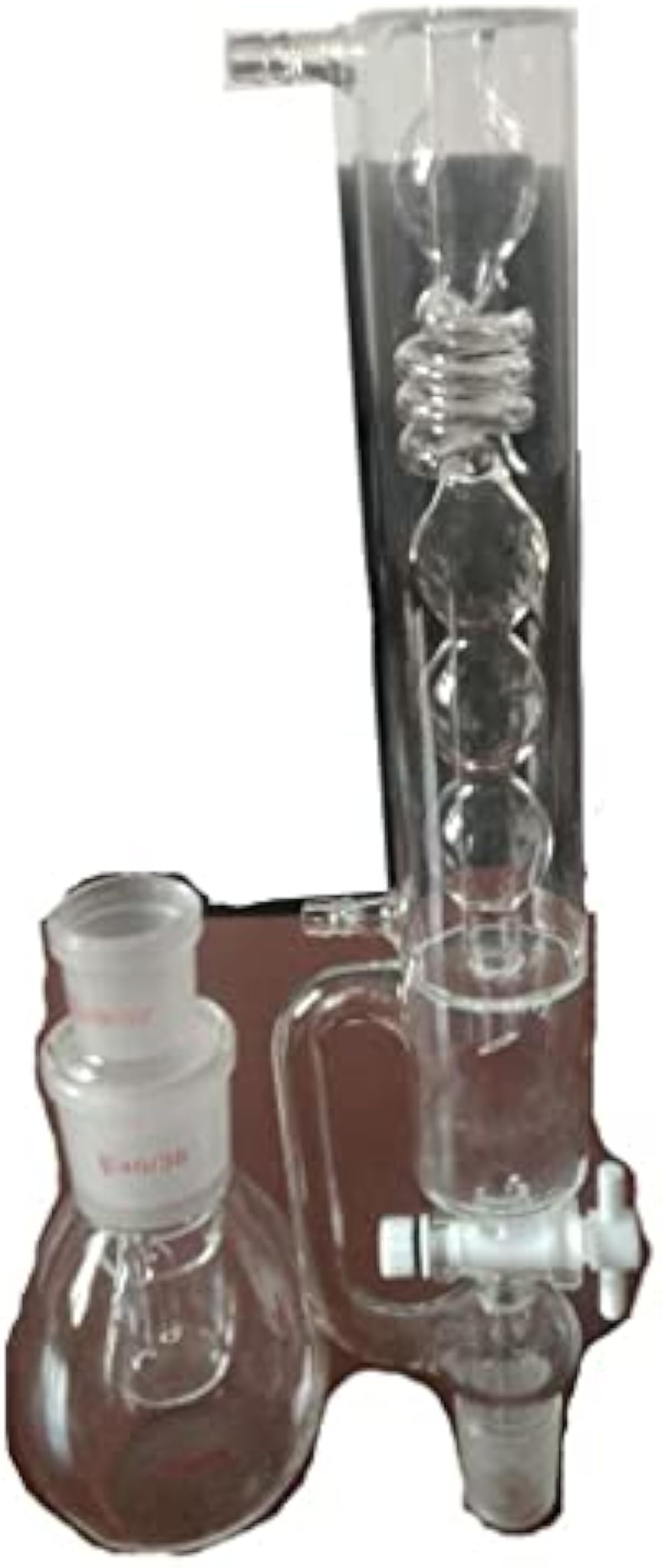 オンラインストアセール 透明で透明な厚いガラスデザインの化学実験装置抽出器250ml 総額 激安 Www Civilittee Hu Com