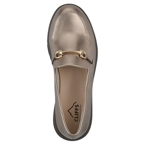 Image of CLIFFS BY WHITE MOUNTAIN Women's Flow Cushioned Lug Sole Loafer Flat