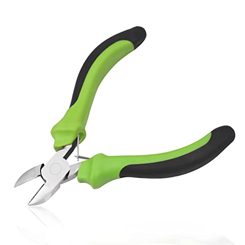 Image of Mini Diagonal Pliers 4.5 Inch Diagonal Cutting Pliers Diagonal Wire Cutting Pliers Wire Cutters Jewelry Making Pliers Handcraft Beading Repair Tool