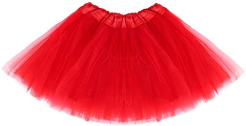 belababy Girl Skirts 3 Layers Organza Baby Tutu, 2-8, Red